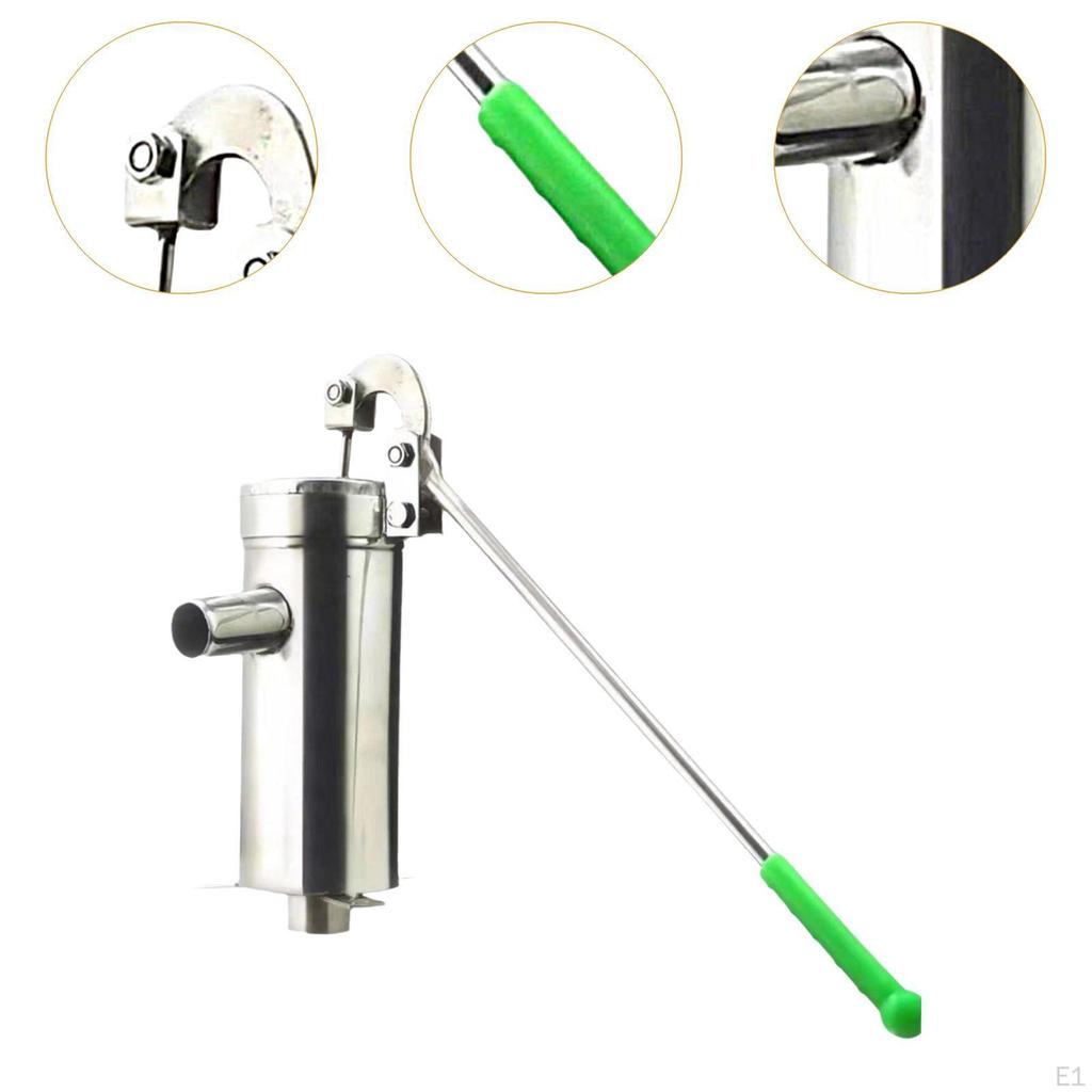 Pompă Manuală cu Aspirație Puț Adânc Mână Îngroșată Eficiență Ridicată de Lucru Modern Oțel Inoxidabil pentru