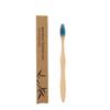 Stock and Custom Natural Kraft Box Biodegradable Bamboo Charcoal Bristle Adult Bamboo Toothbrush