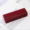 Business Fashion Myopic Eyeglasses Case Leather Square Case Eyeglasses Case Skin Personality Eyeglasses Case