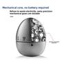 Creative Kitchen Mechanical Timer Egg-Shaped Timer 60 Minutes Student Timer Baking Cooking Reminder