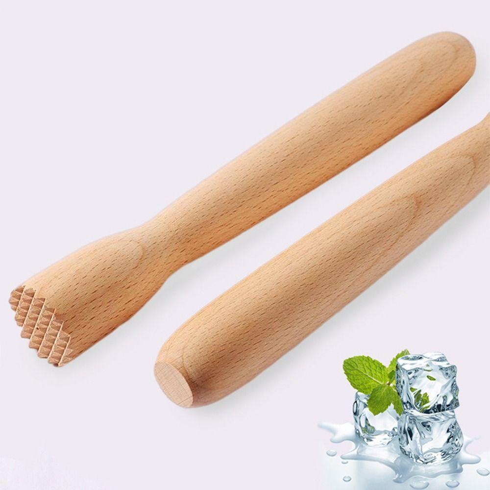 Robuster Fruchttee-Stößel Stabiler Holz-Fruchttee-Muddler Getränke-Muddler Barwerkzeug