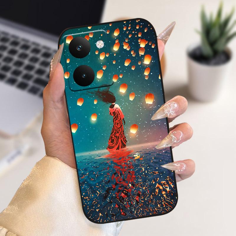 For Realme P3 Ultra Deksel RMX5030 Stilig Malt TPU Coque Mykt Silikon Telefondeksel For Realme P3 Ultra 5G Deksel P3Ultra Skall