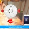 WiFi-Rauchmelder Smart Feueralarmsensor Drahtloses Sicherheitssystem Smart Life Tuya APP-Steuerung