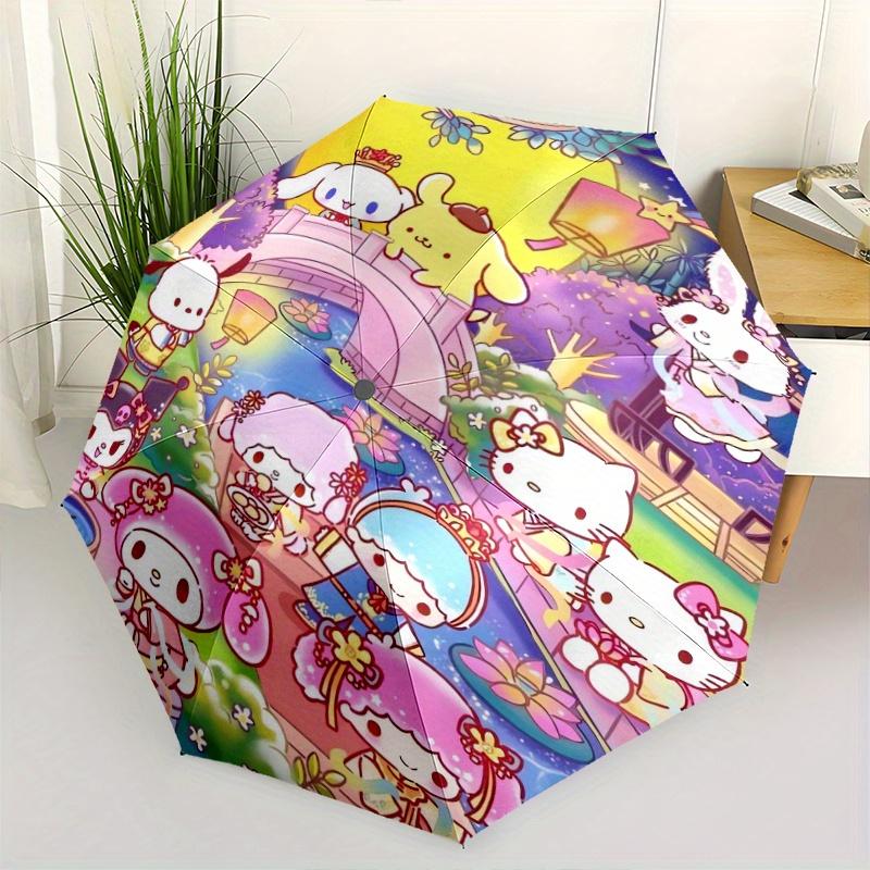 

Sanrio s Mid-Autumn Festival Automatic Folding Umbrella - 3 Folding Design, Vivid Cartoon Pattern, Suitable for Outdoor Activities, A Gift for Fans In