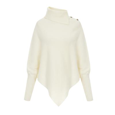 TVIEW High-Neck Button Stingray Dolman Knit_V6A-Ckn008