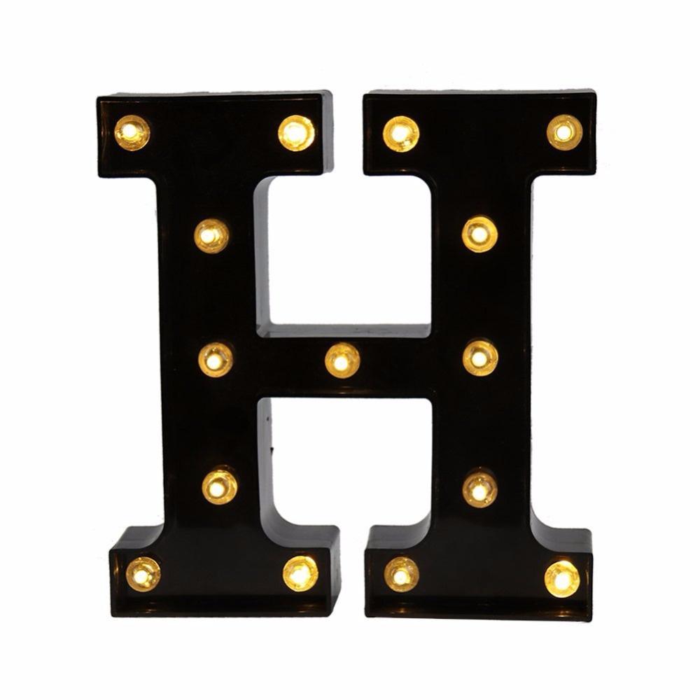 26 LED Letter Lights Decorate Birthday Parties, Weddings, Anniversaries, Party Venues, Garden and Bar Decorations