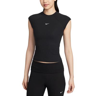 As W Nsw Chill Knit Rib Pullover Round Neck Solid Sleeveless T-Shirt Women Tops IF0243010