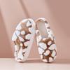 Thick-bottomed plush cotton slippers female cute home autumn and winter thickened warm cotton mop
