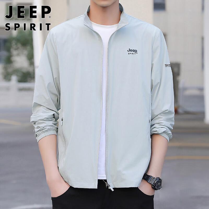 JEEP SPIRIT Men's Ice Silk Sun Protection Jacket