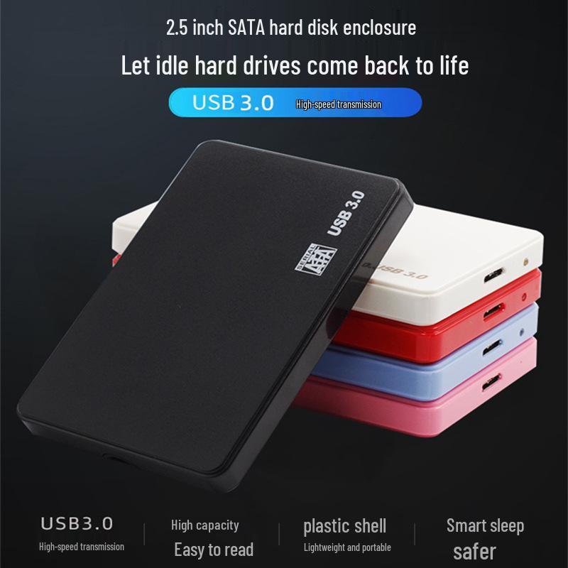 2.5-Inch Tool-Free HDD/SSD Enclosure, USB 3.0/Type-C 3.1, for Solid State and Mechanical Drives
