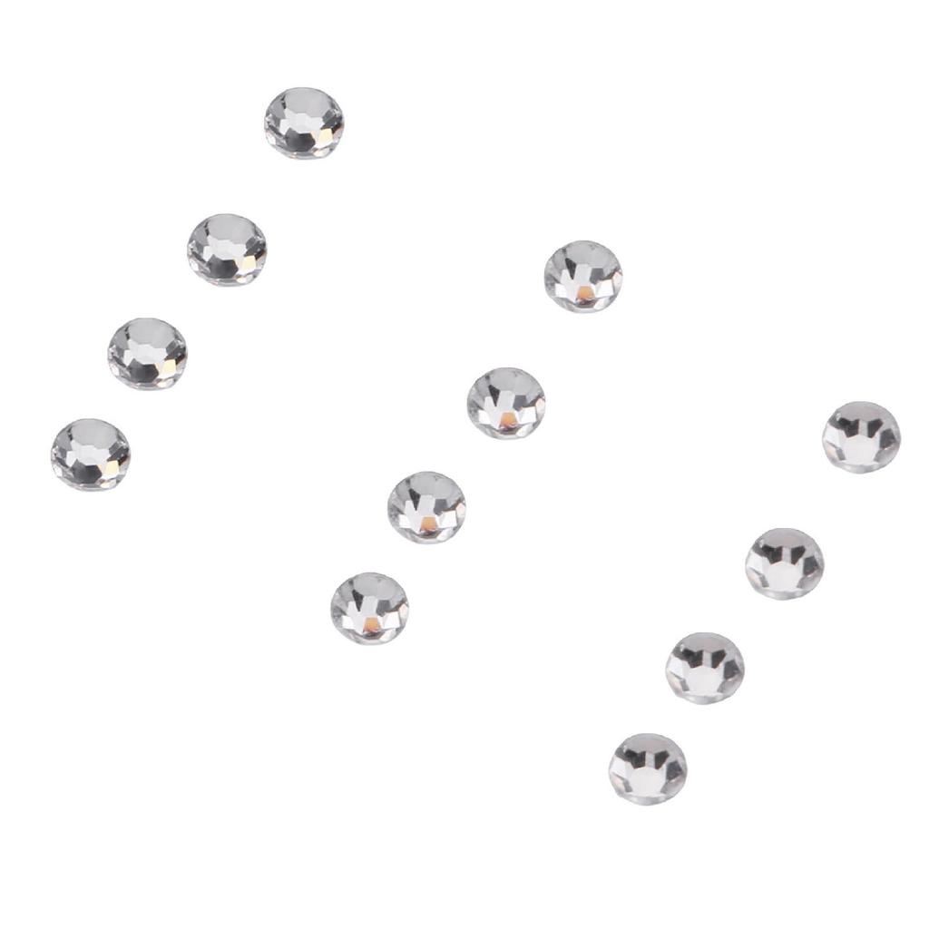 1440pcs White Color Crystal Glass Nail Art Rhinestones Phone Case DIY SS3(1.3-1.5mm)