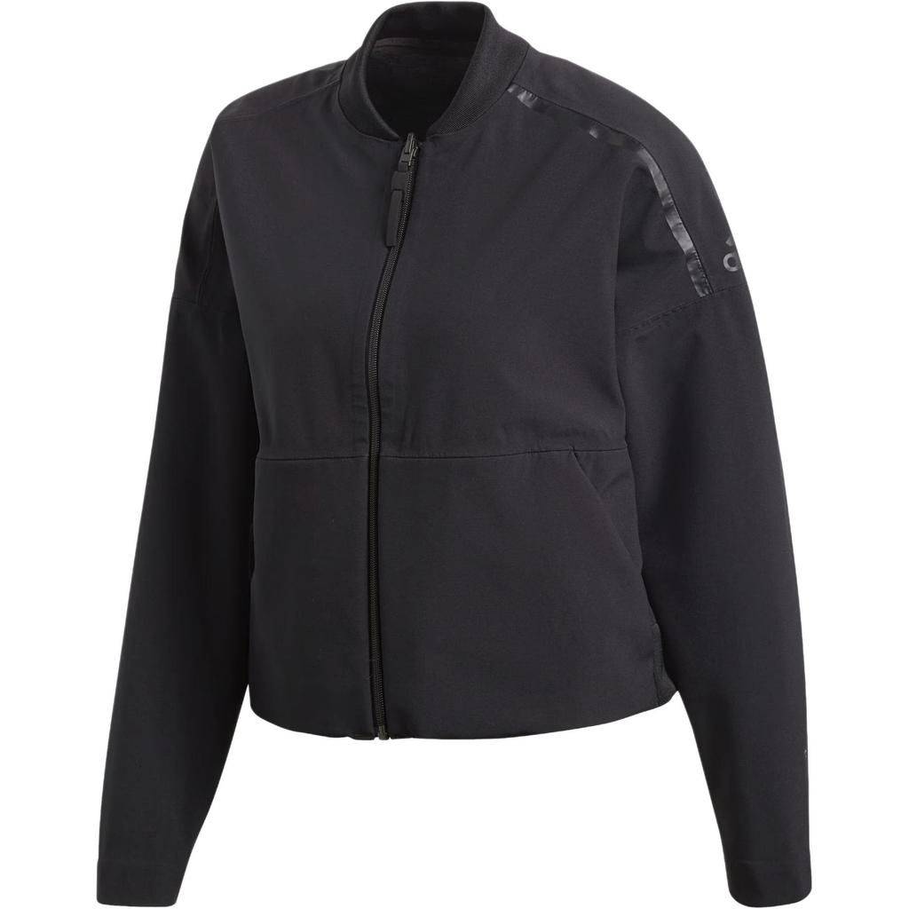 Adidas Z.N.E. Baseball Collar Zip-Up Casual Comfortable Reversible Jacket Women Jacket Black CE1957