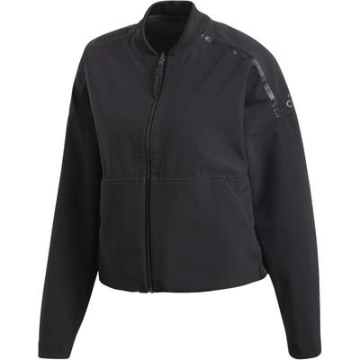 Z.N.E. Baseball Collar Zip-Up Casual Comfortable Reversible Jacket Women Jacket Black CE1957