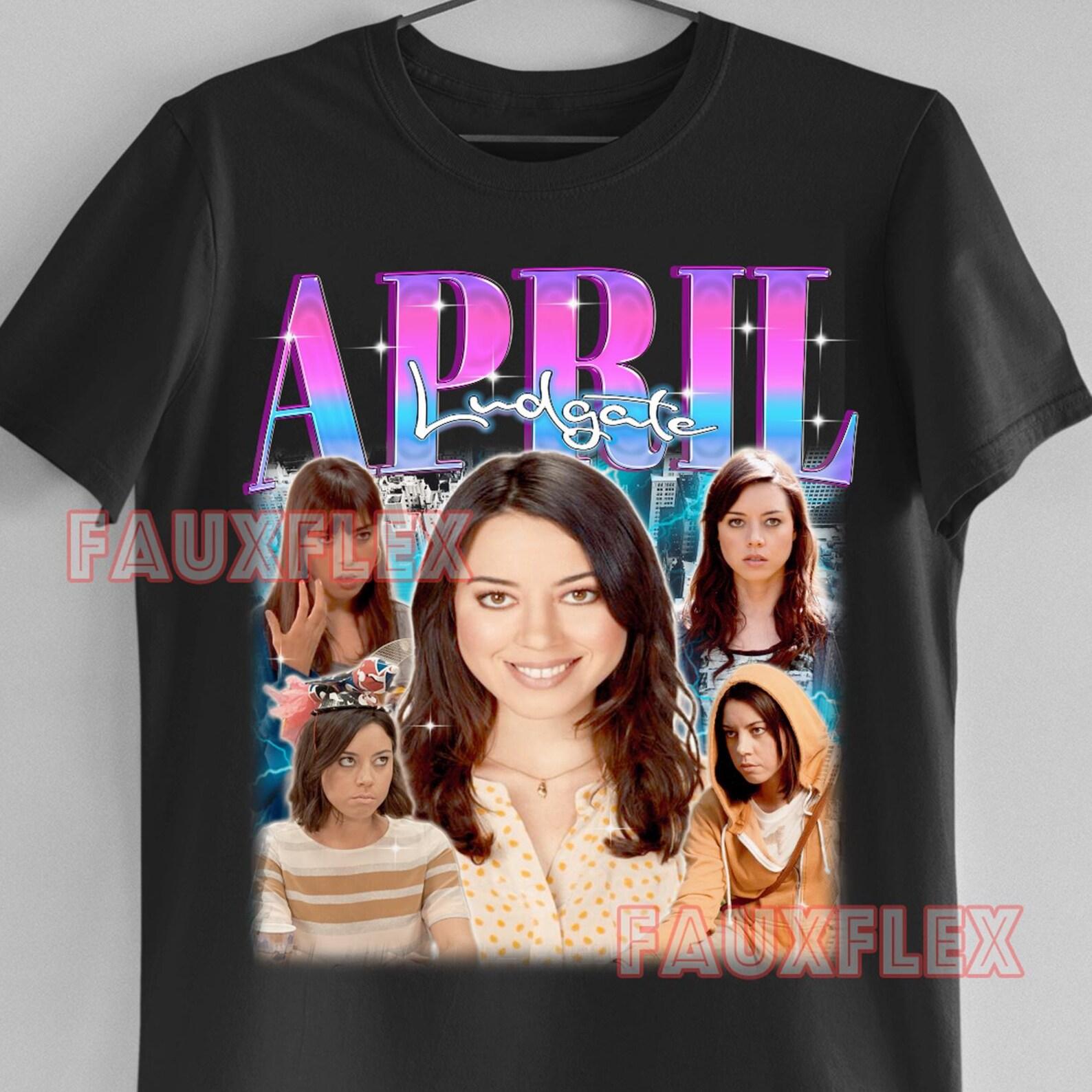 APRIL LUDGATE Shirts, April Ludgate Retro T-Shirt, April Ludgate Vintage Fan Tees, April Ludgate Merch Gift, April Ludgate Kids Tee S