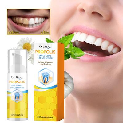 Ústna voda Propolis Smile, Ústna voda Bee Propolis, Propolisová ústna voda, Propolisová penová zubná pasta Toeth Total Care(60 ml)