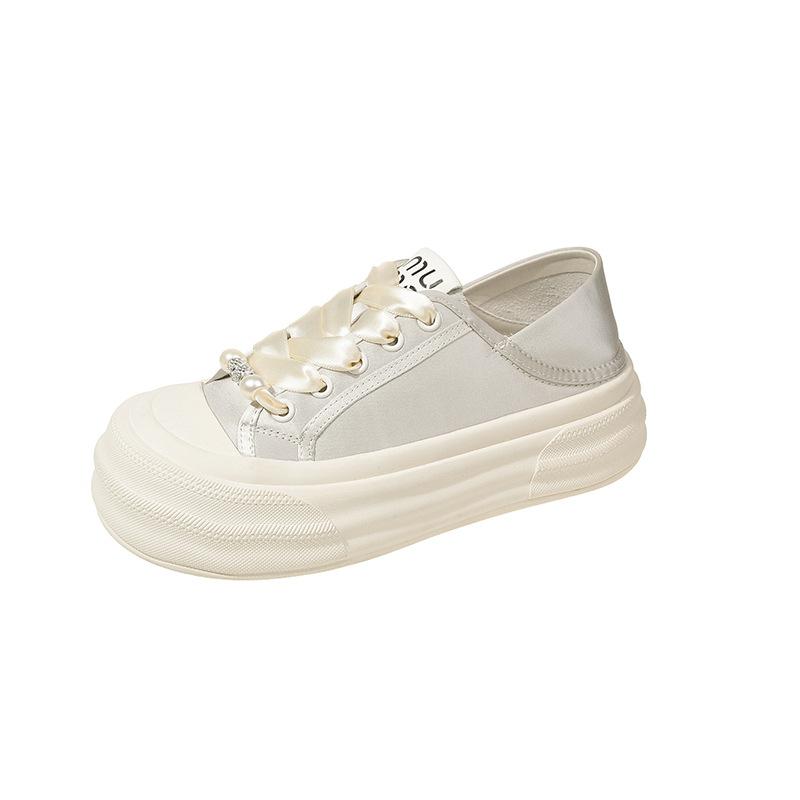 Little White Shoes Summer Women's New Summer Breathable Flat Baseplate Shoes Casual Versatile Thin Foreign Style Student Women's Shoes