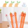 1Pair Set Rabbits and Radish Couples To Office with Black Pen Pen Pen Students
