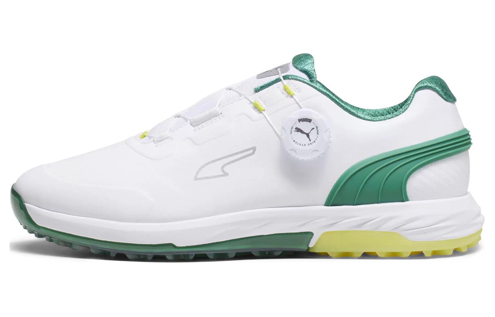 PUMA Alphacat Nitro Диск-гольф PUMA White Archive Green Yellow Burst 378920-01 44.5