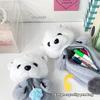 Plush Otter Pencil Case Large Capacity, Expandable Portable Cosmetic Stationery Bag For Students, Soft Plush