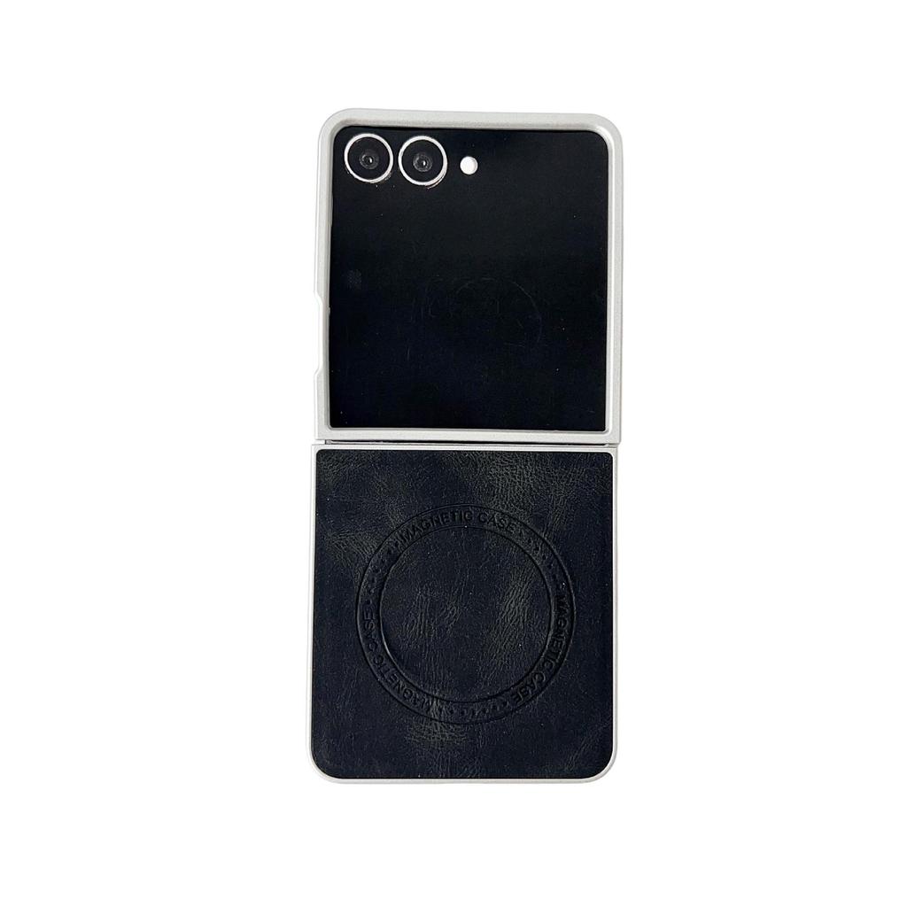 Pearlescent Skin-Feel Magnetic Case for Samsung Z Flip7/5/6 - Anti-Fall Protection