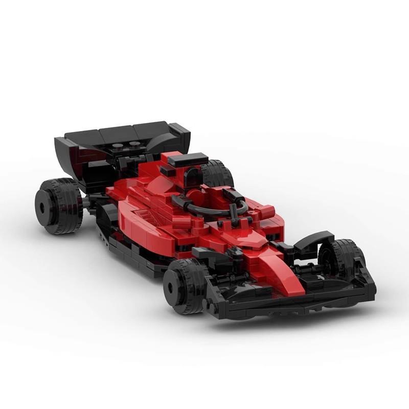 Formula 1 Racing Car Building Block Red Sports Car Model Assembly Toy Compatible Small Particle Set