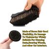 Auto Leather Cleaning Brush Set Genuine Horsehair Detailing Brush Car Detail Clean Tools for Car Leather Fabrics Carpets Etc