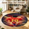 Covor Rotund Nume PersonalizatModel Lamine Yamal Covor Antiderapant Decor Podea Casă