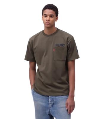 NAVAL POCKET T-SHIRT Men's M Olive 783-5934011