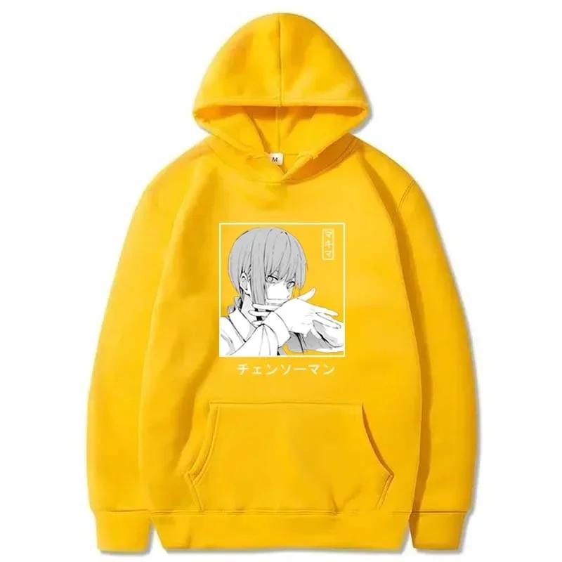 Anime Print Graphic Hoodie Autumn Winter Harajuku Casual Long Sleeve Pullover Women Men Loose Fleece Hoodie Jogging Sweatshirt