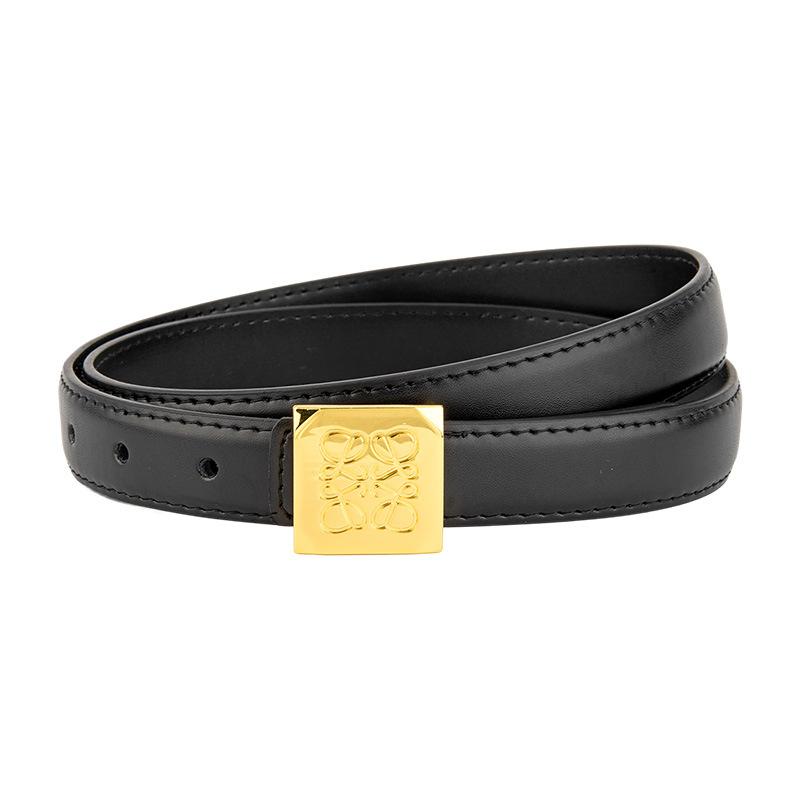 Ins Echtes Leder High-End Gürtel Damen Blume Legierung Schnalle Nische Vielseitig Jeans Gürtel Gürtel Gürtel