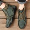 Autumn and winter men's shoes casual fashion men's tooling large size medium help sewing sole men's Martin boots men's warm shoes