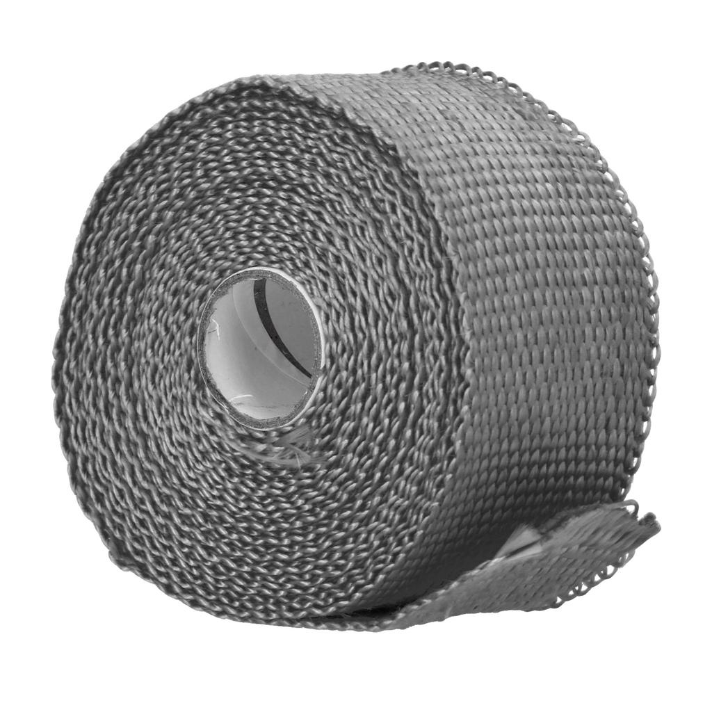 5m Exhaust Heat Wrap Insulation Tape Glass Fiber with Alloy Steel Tie for Car Motorcycle