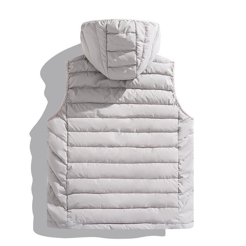 2025 Podzim/Zima Pánská Lehká Teplá Bavlněná Vesta Bez Rukávů - Trendy Módní Styl