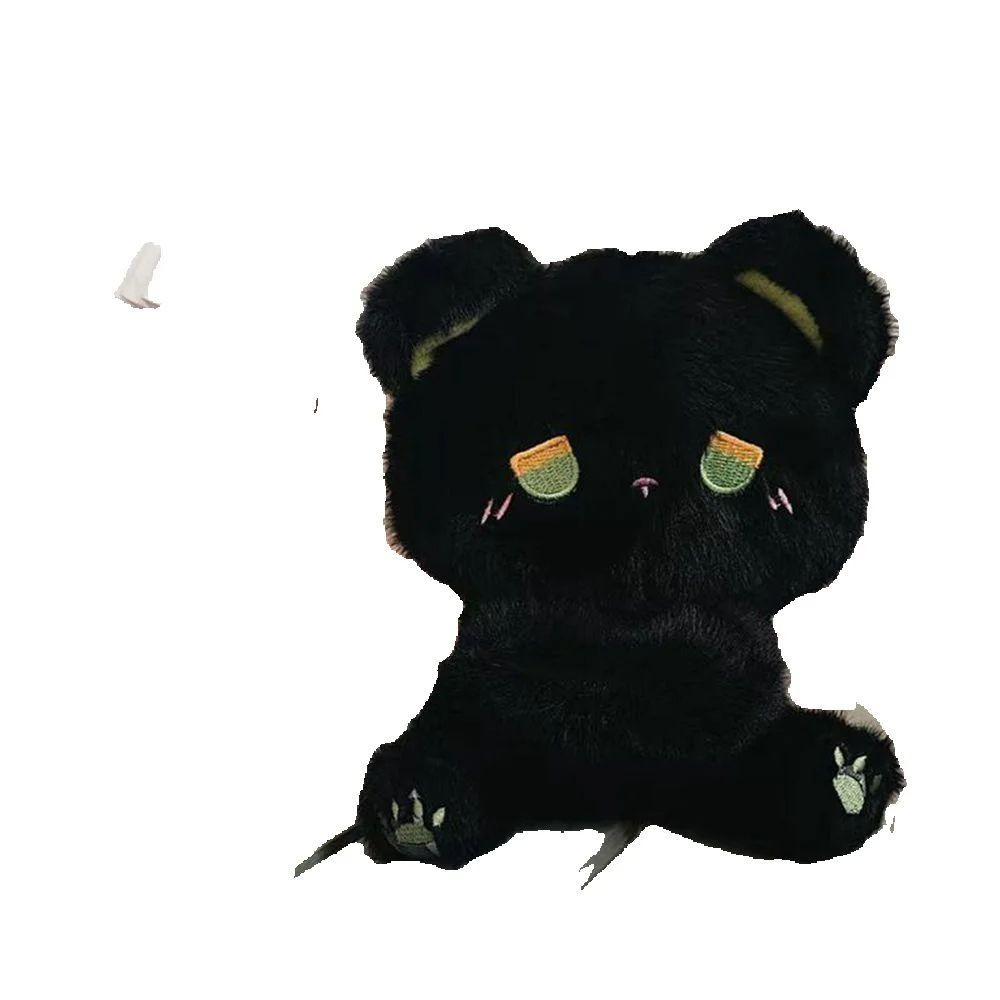 17CM Cute and Small Kitten Plush Toy Desktop Soothing Ornament Kitten Doll with Heterochromia As a Birthday and Christmas Gift