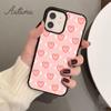 Valentine Day hearts pattern Phone Case for iPhone 17 Air 15 16 11 12 13 14 Pro Max Plus coque Fundas Shell