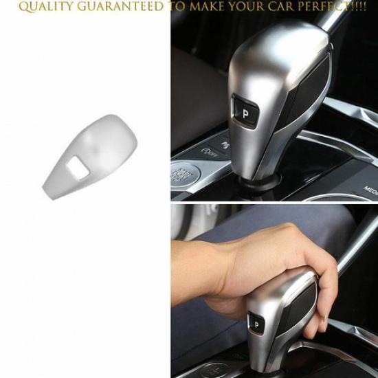 Fit For BMW 3-Series G20 2019-25 Silver ABS Central Console Gear Shift Knob Trim
