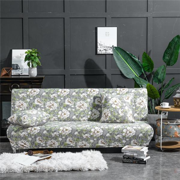 Elastisk sammenleggbar sovesofatrekk Alt-inkludert Tight Wrap Sofa Håndkle Sofatrekk Glidetrekk uten armlen Housse De Canap