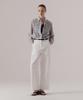 Sillen Structure Cotton Chino Pants (White)