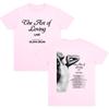 L'Arte di Amare LIVE Olivia Dean Magliette Stampa Grafica Magliette in Cotone Ampia Moda Maglietta da Donna Abbigliamento Uomo Top di Qualità