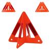 Emergency Breakdown Warning Triangle Red Reflective Safety Triangle For Car Warning Sign Stop Sign Reflector Foldable Tripo