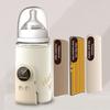 Milk Warmer Portable Baby Bottle Warmer with One-Button Control USB Rechargeable Wireless Milk Heater No Water Needed Intelligent Temperature Control