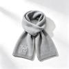 Versatile Cute Puppy Wool Scarf Winter Thickened Warm Day Korean Deer Plush Skin-friendly Knitted Scarf Scarf