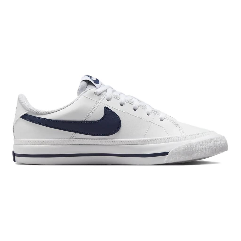 Nike Court Legacy GS White Midnight Navy Kids Sneakers DA5380-125