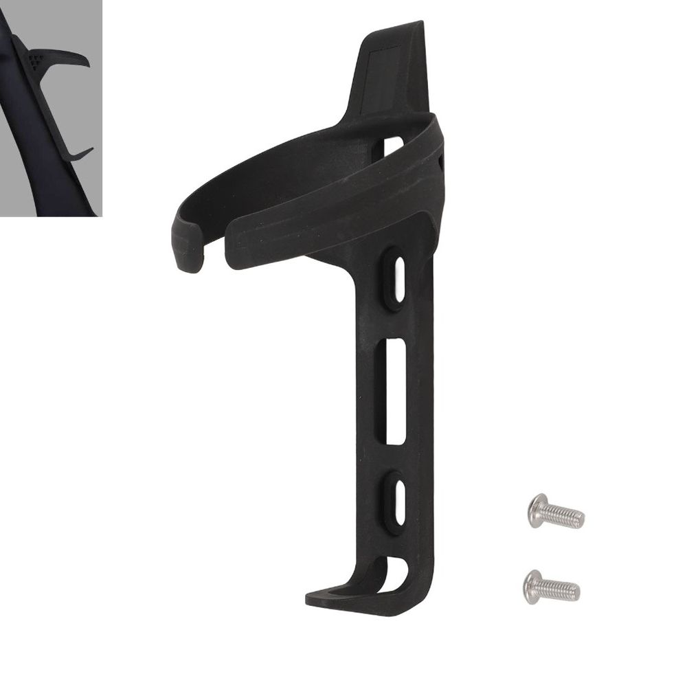 Black Bike Water Bottle Holder Lightweight Bike Cup Holder Rack Cycling Hydration Storage