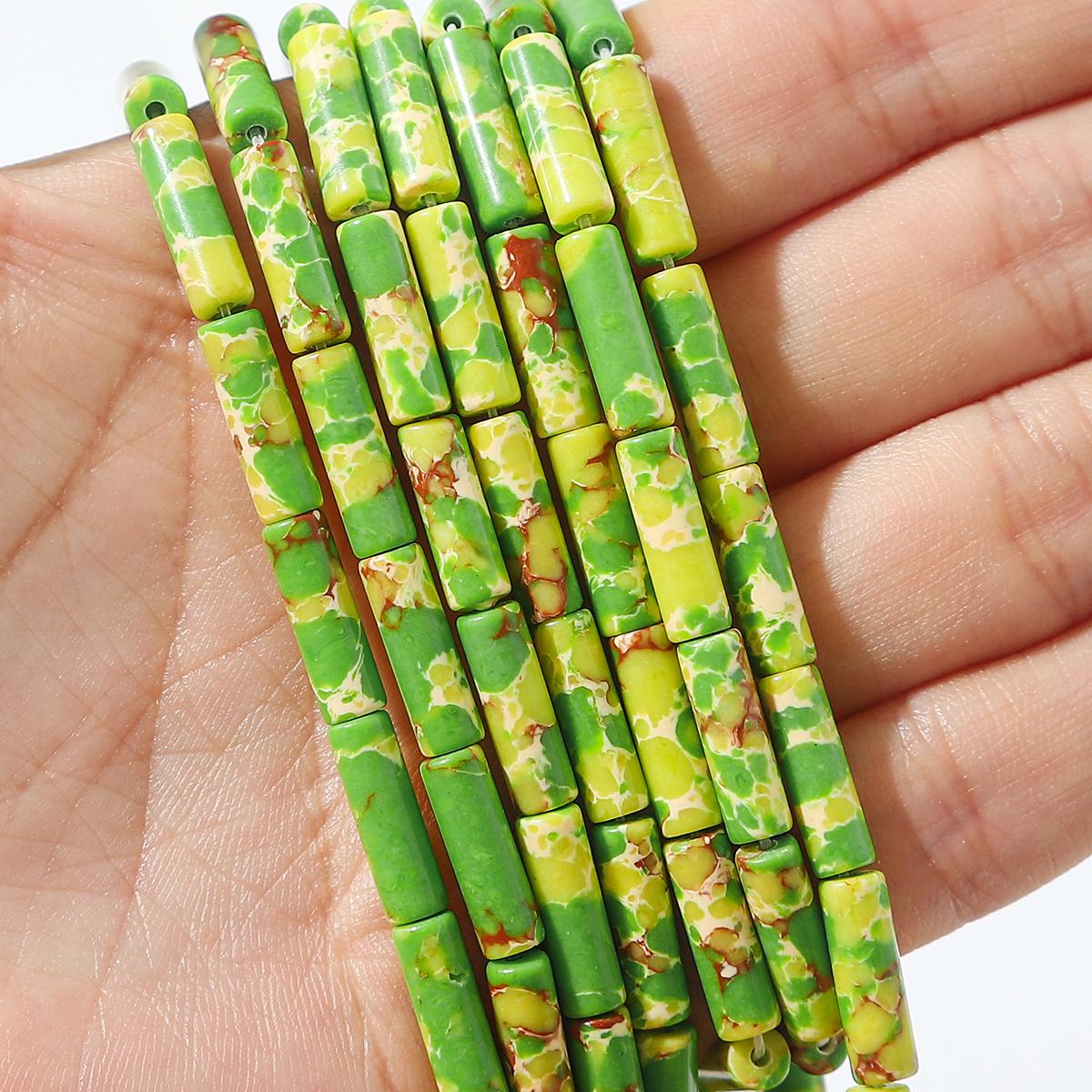 

30 шт. Натуральні агатові намистини, форма трубки 4x13 мм для браслета, намиста своїми руками