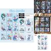 Christmas Snowflake Snowman Window Clings With Static Electricity For Holiday Decor