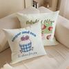 Erdbeerdessert Kissenbezug Ins Wind Kuchen Quadrat Schlafsaal Nickerchen Kissenbezug Sofa Wohnzimmer Kissenbezug