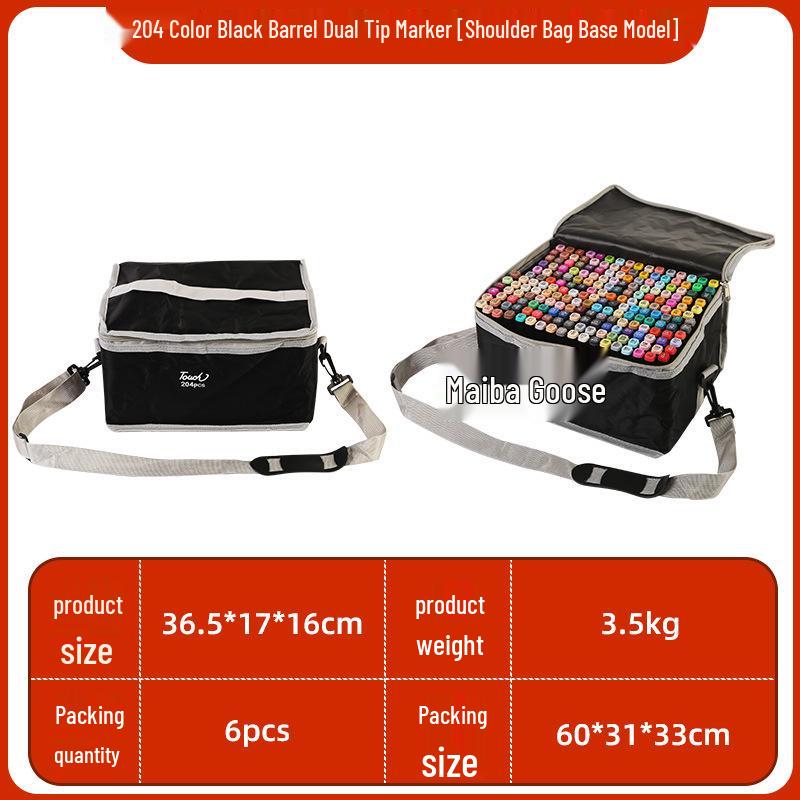 Dual-Tip Alcohol-Based Oily Marker Set for Kids - Watercolor Drawing Pens