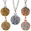 [Jurais] Hawaiian Jewelry Stainless Steel Pendant Necklace Silver X Pink 45-50