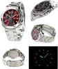 Seiko Relógio Cronógrafo Masculino SND495P, Mostrador Vermelho Vibrante, Quartzo de Precisão 1/20 de Segundo, Pulseira de Aço Inoxidável, Resistente à Água 50m, Autêntico JDM